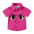 thumbnail image 4 of Piuwrlz 10 Years Boys Short polo Sleeve Teen Funny Graphic Shirts Tops Pocket Pullover T Shirts Hot Pink Size 10 Years, 4 of 9