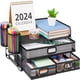 thumbnail image 1 of Organizador de escritorio Marbrasse de 3 niveles con cajón para material de oficina, 1 of 6