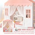 thumbnail image 4 of Play Tent Avrsol Kids con tapete para niñas de interior y niños pequeños, color rosa, 4 of 7