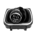 thumbnail image 3 of MYG 1pc black Shift boot gear knob kit for EOS for Golf 5 V 6 VI for Jetta for frame, 3 of 9