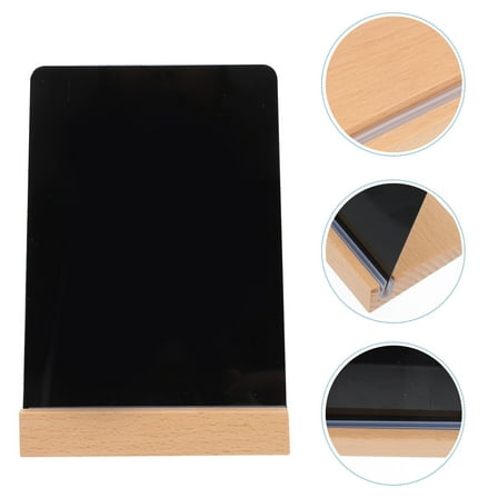 WEUVEB Dry Erase Board for Desk in Black with 1 Set