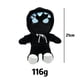 thumbnail image 2 of Muñeca de peluche negra de anime de 22 cm para regalo para niños, 2 of 2