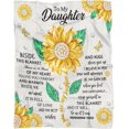 thumbnail image 5 of Daughter Blanket for Daughter Gifts-Daughter Gifts from Mother Father, Daughter Gift Ideas for Christmas,Birthday (Daughter), 5 of 5