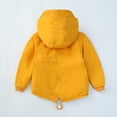 thumbnail image 4 of Darzheoy Toddler Kids Baby Boys Girls Winter Warm Solid Coats Bear Ears Hooded Padded Jacket Outwear For 12-18 Months, 4 of 4