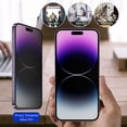 thumbnail image 3 of Aochakimg Tempered Glass Screen Film Protector for Apple iPhone 14 Pro Max, 2 Count, 3 of 8
