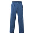 thumbnail image 6 of Jeans For Men Casual High Elastic Waist Hidden Drawstring Straight Leg Stretch Denim Trousers Loose Deep Crotch Daily Wear Mens Pants Blue XXL, 6 of 9