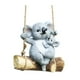 thumbnail image 1 of Bewildely Koala colgante de resina para exteriores, adorno colgante para patio, simulación impermeable, columpio de oso Koala para amigos y familiares Decoración del hogar No.1 Bewildely HA039910-01, 1 of 6
