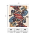 thumbnail image 4 of Cauagu Samurai Frog Guitar Pattern Magnetic Mailbox Covers, Mailbox Cover Waterproof Post Box Cover Home Decor for Garden Ourside Yard & Farmhouse -25.5x21 in, 4 of 8