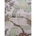thumbnail image 4 of Hand Block Floral Print Handmade Cotton Block Kantha Quilting Boho Bedding Throw Blanket Hippie Bohemian Floral Kantha Quilt, 4 of 5
