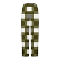 thumbnail image 4 of GuangCheng Mens Checkered Pajama Pants Comfy, Soft Loungewear Stretchy Waist Pants,Size:2XL, 4 of 5