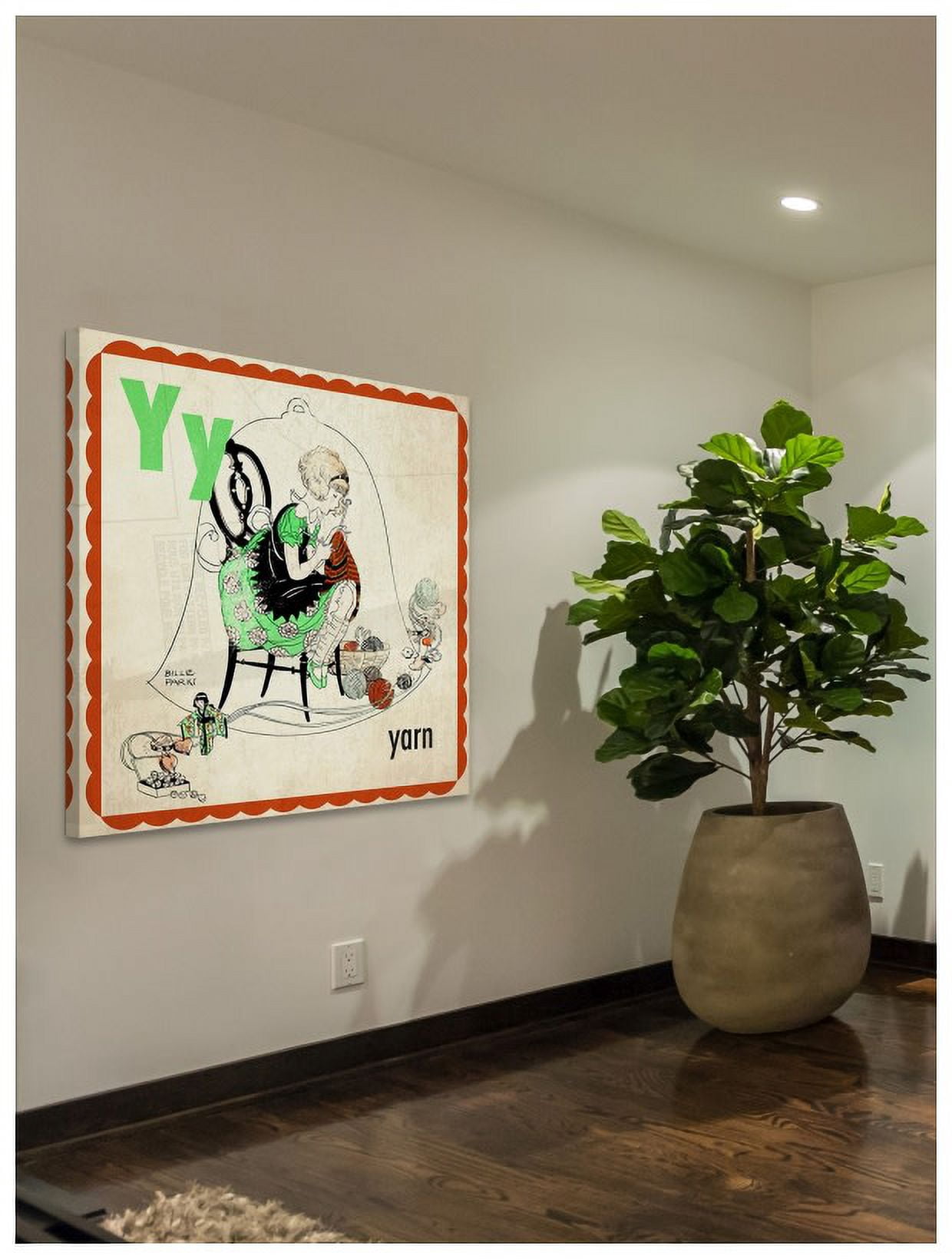 Marmont Hill "Yarn" by Curtis Painting Print on Canvas