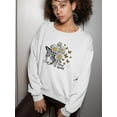 thumbnail image 2 of Stay Wild Daisies Positive Quote Sweatshirt Women -Image by Shutterstock, Female 5X-Large, 2 of 4