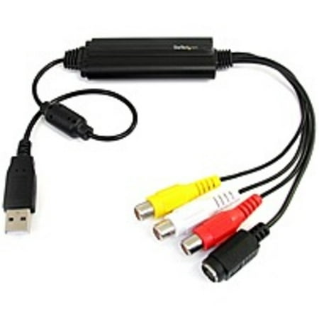 Refurbished StarTech.com S-Video / Composite to USB Video Capture Cable w/ TWAIN and Mac Support - Functions: Video Capturing, Video Recording, Video Encoding, Signal Conversion, Video Editing