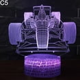 thumbnail image 2 of Vehicle 3D Illusion Color Changing LED Desk Light Children Room Table Night Lamp, 2 of 8