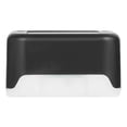 thumbnail image 3 of Lámpara 4 luces de pared para escalones de cubierta solar, decorativas para vallas y escaleras (negro/luz de color) Ehuebsd Para estrenar, 3 of 9