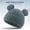 Grey 2, variant on Toddler Boy Winter Beanie Baby Knit Hat Warm Girl Beanies Newborn Cute Hats for Kids