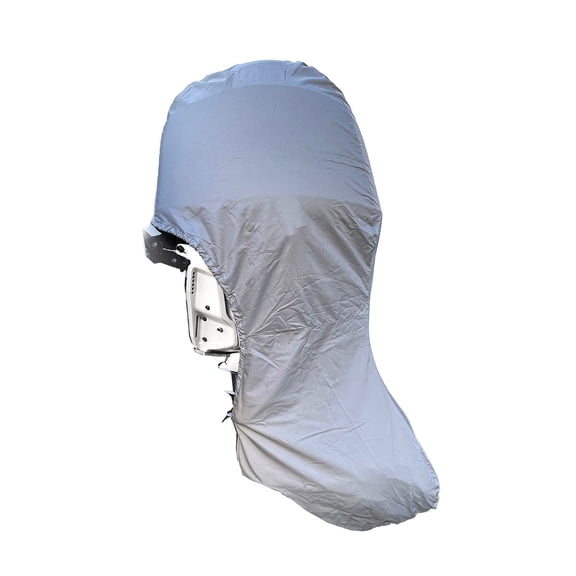 SavvyCraft® Heavy Duty Outboard Motor Cover Waterproof 600D Polyester Marine Boat Engine Cover Fits Up to 175-225 HP Blue