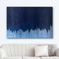 thumbnail image 2 of wall26 Canvas Print Wall Art Grunge Style Ice Blue Pine Forest Silhouette Nature Wilderness Digital Art Modern Art Landscape Relax/Calm Multicolor Ultra for Living Room, Bedroom, Office - 12"x18, 2 of 5