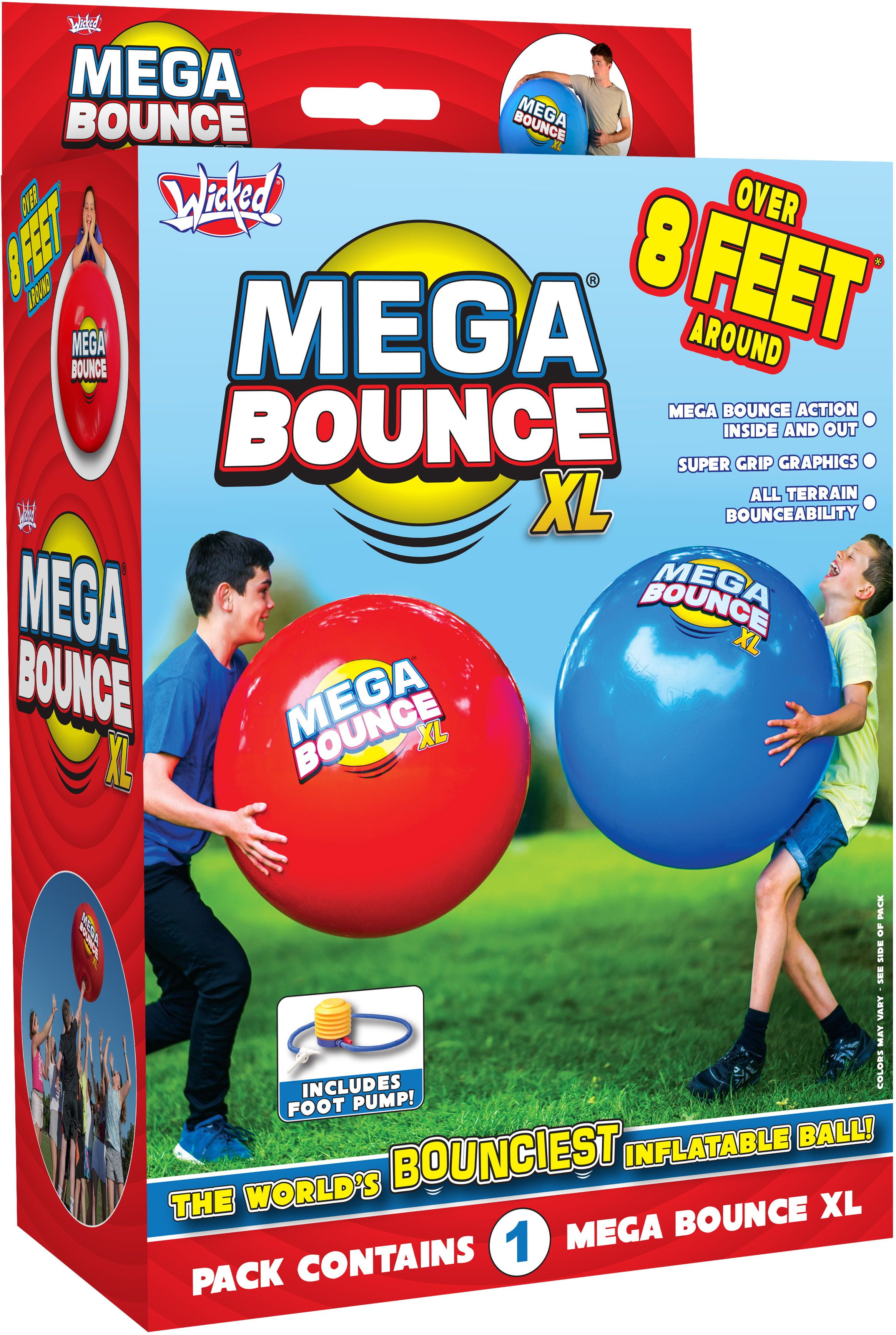 Wicked Springball Mega Bounce XL in rot oder blau 