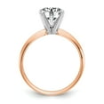 thumbnail image 2 of 14k Rose Gold 1/2ct. 5mm Moissanite Solitaire Engagement Ring Size 6, 2 of 5