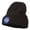 Black, variant on NASA Insignia Embroidered Big Size Long Beanie - Kelly XL-3XL