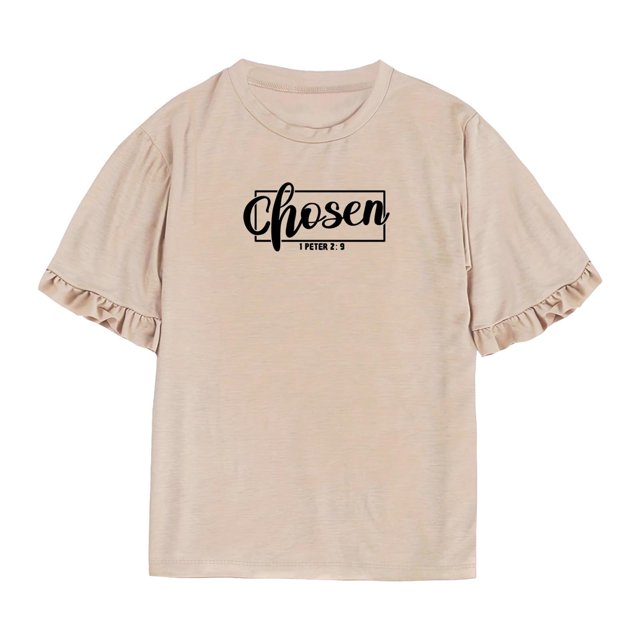 Camiseta de mujer Camiseta básica Camisetas de manga corta Camiseta Tops de verano Trajes para uso diario caqui