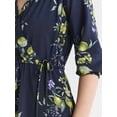 thumbnail image 4 of Time and Tru Women's Mini Wrap Dress, Sizes XS-XXXL, 4 of 5