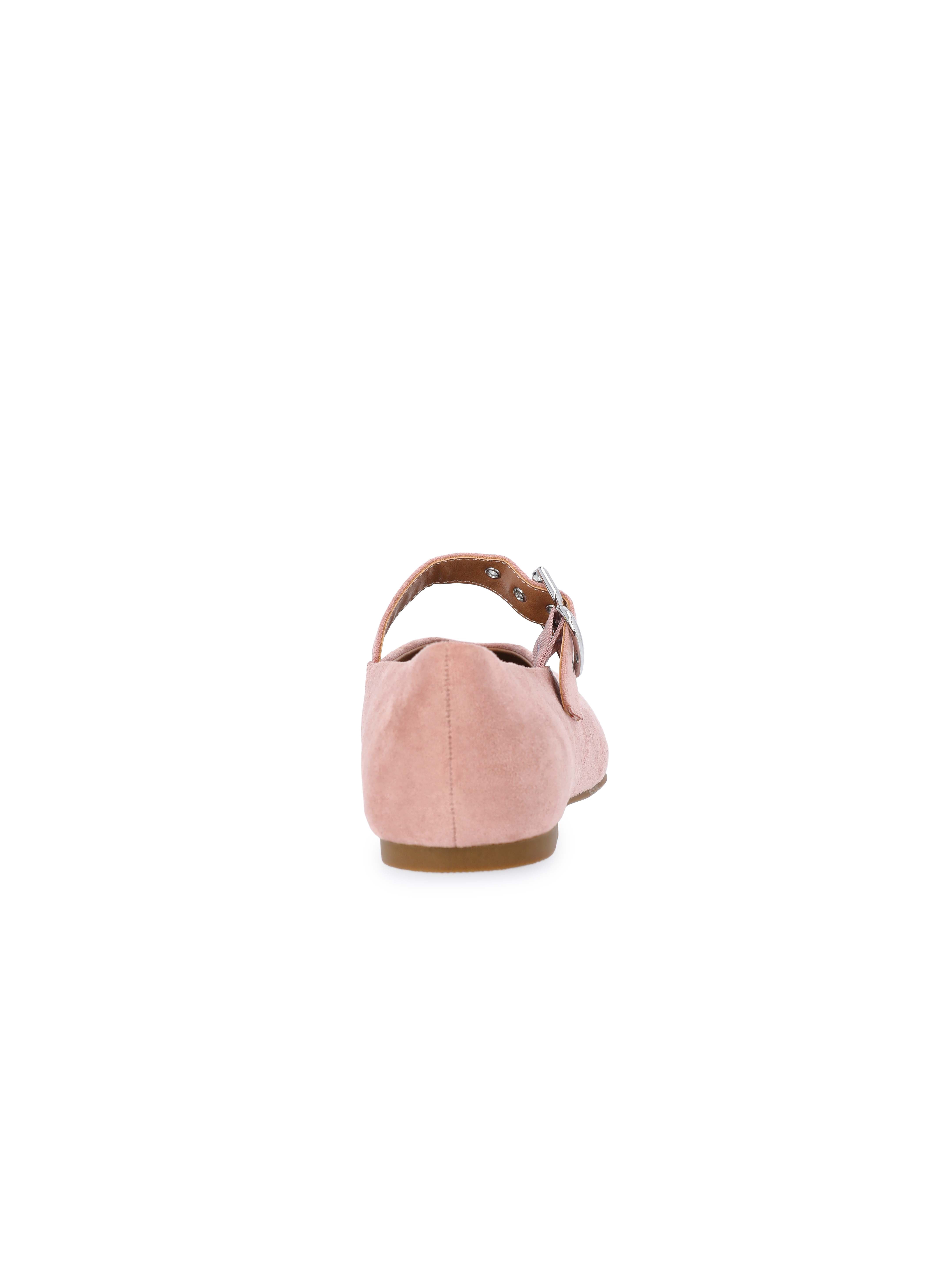 Free Assembly Women's Faux Suede Mary Jane Ballet Flats