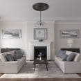 thumbnail image 5 of 47 5/8"OD x 2 3/4"P Milan Ceiling Medallion, Hand-Painted Stone Hearth, 5 of 6