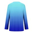 thumbnail image 4 of Inleife Fall Tops for Women Women's Round Neck Fashionable Casual Long Sleeved Top, 4 of 5