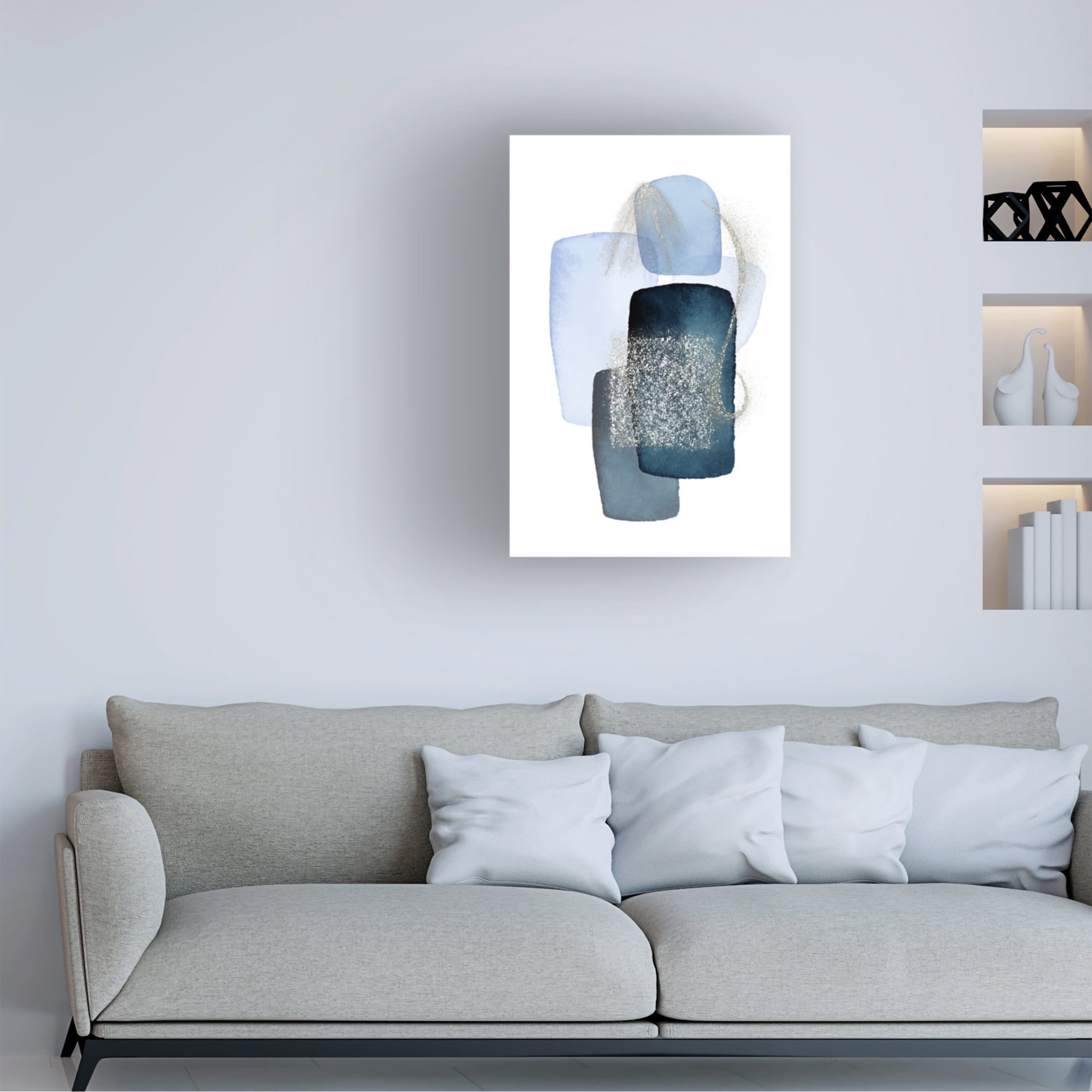 Trademark Fine Art Sally Ann Moss Arctic Ice 1 Canvas Wall Art
