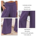 thumbnail image 1 of Pantalones De Mujer, Pantalones Holgados Casuales, Tejido De Poliéster De Moda, Pierna Ancha Para Vacaciones Ccdes Otros, 1 of 6