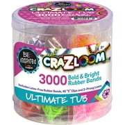 Cra-Z-Art Cra-Z-Loom 3000 Count Stretchy Bands Ultimate Tub - Child or Adult, Boy or Girl!