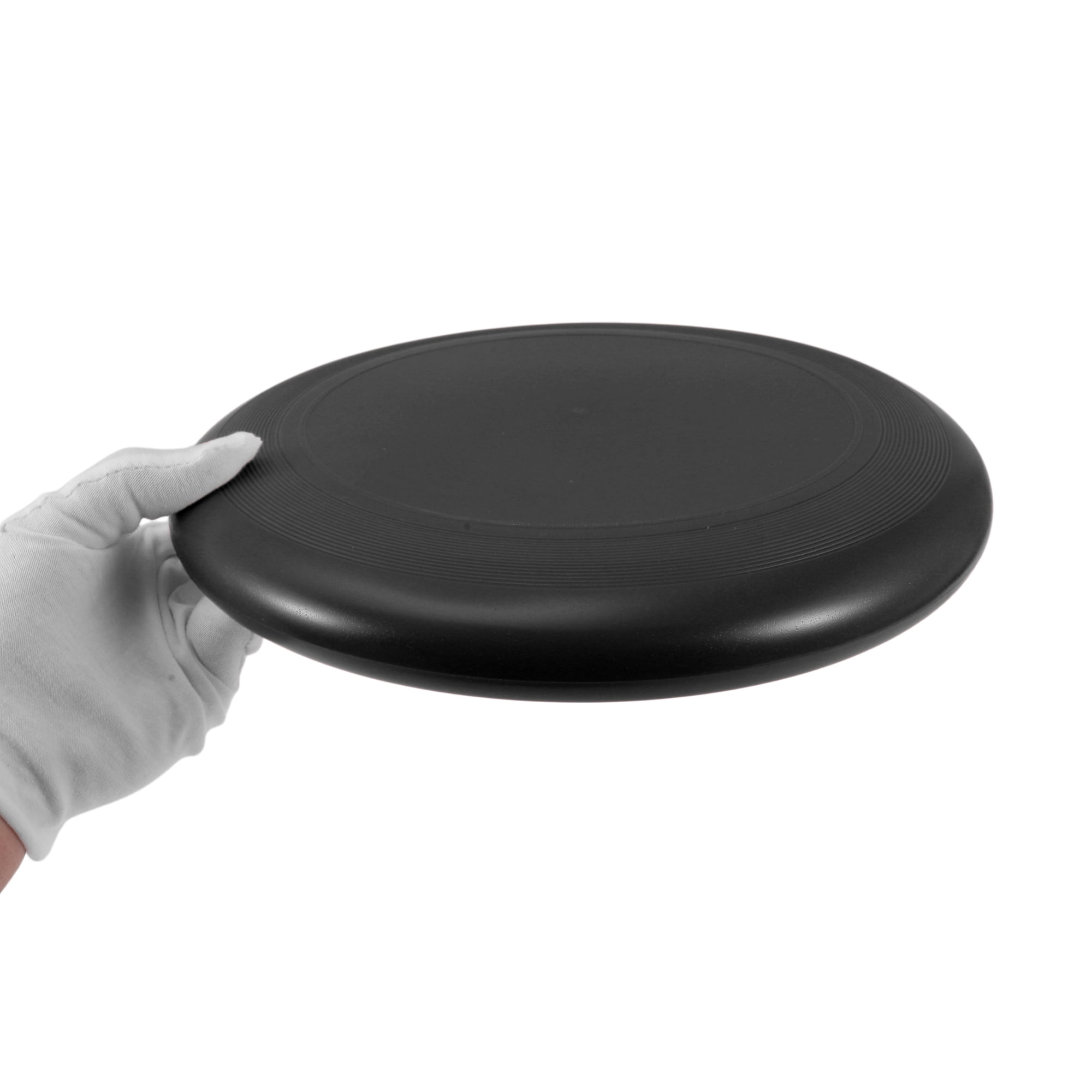 Unique Bargains Solid Color Flying Disc for Outdoor and Indoor Fun 1 Pc ["Black"]