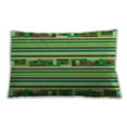 thumbnail image 1 of Ahgly Company Patterned Indoor Rectangular Fern Green Lumbar Throw Pillow, 13 inch by 19 inch, 1 of 5
