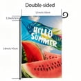 thumbnail image 3 of Shangniulu Summer Watermelon Garden Flag Double Sided for Outside, Beach Yard Flag for Outdoor Farmhouse Holiday Decor White, 3 of 6