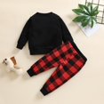 thumbnail image 4 of HIPYLO First Christmas Baby Girl Outfit 2 Piece Set Trendy Toddler Girl Outfits Baby Overalls 3-6 Months Toddler Clothes for Girls 3t Baby Boy 9-12, Black 12-18 Months, 4 of 9