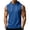 Blue-A#70610BB, variant on Men's Workout Hooded Tank Tops Bodybuilding Mens Muscle Shirt Sleeveless Running Hoodies for Men with Kangaroo Pocket Green M