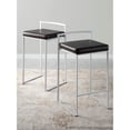 thumbnail image 4 of LumiSource Fuji Stacker 26" Fixed-Height Counter Stool - Set of 3, 4 of 11