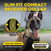 Dogtra ARC-X Remote Training Collar – ¾-Mile Range, for Dogs 15 lbs+, Slim Design, IPX9K Waterproof, 100 Stimulation Levels, Vibration, Tone, Rechargeable