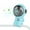 Sky Blue SB, variant on High Wind Astronaut Baby Cart Fan Rechargeable Mini Portable Flexible Clip Stroller Fan 3 Speeds Low Noise USB Charging Safe Bladeless for Kids Car Seat Outdoor Travel Home Office