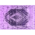 thumbnail image 1 of Ahgly Company Indoor Rectangle Persian Purple Bohemian Area Rugs, 4' x 6', 1 of 4