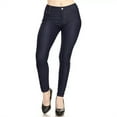 thumbnail image 3 of YUEJUIR Women Jeans Women Color Candy Pencil Pants Casual Base Small Foot Jeans Thin Flare Jeans for Women Womens Jeans Stretchy (Navy,XXXL), 3 of 3