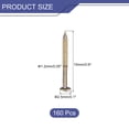 thumbnail image 2 of Uxcell 160 Pack Small Tiny Nails 1.2x15mm(DxL) Tiny Brass Nails Hardware Nails Small Nail, Bronze Tone, 2 of 5