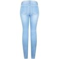 thumbnail image 2 of 2Luver, Women's, Stretchy 5 Pocket Dark acid Wash Skinny Jeans, Dark Acid Wash, 11, 2 of 2