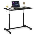 thumbnail image 1 of Giantex Bureau Debout Mobile à Hauteur Réglable, Petit Bureau d'Ordinateur Pneumatique Assis-Debout avec Roulettes Verrouillables, Table Ergonomique Roulante pour Ordinateur Portable pour Bureau à Domicile, Noir, 1 of 8