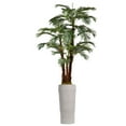 thumbnail image 1 of Vintage Home Artificial Faux Real Touch 87" Tall Palm Tree With Eco-Paper Planter And Fiberstone Planter, 1 of 3