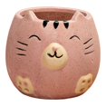 thumbnail image 2 of Maceta de cactus Sharpla en forma de gato Rosado, 2 of 6