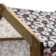thumbnail image 4 of Ladybug Pet House, Insects Chamomile Bouquets Spring Inspired Flourishing Revival Theme, Outdoor & Indoor Portable Dog Kennel with Pillow and Cover, 5 Sizes, Dark Coral Black Grey, by Ambesonne, 4 of 4