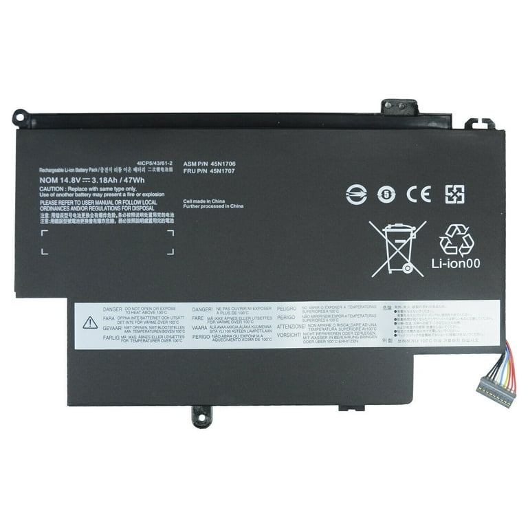 FRU P/N 45N1705 45N1706 Laptop Battery for Lenovo ThinkPad